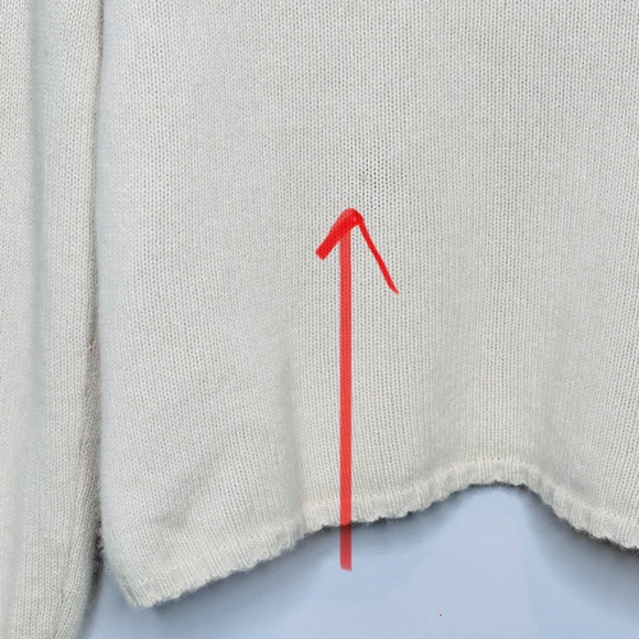Vintage Cashmere Turtleneck Sweater Fits size Small Cream Y2K Classic - Picture 8 of 14